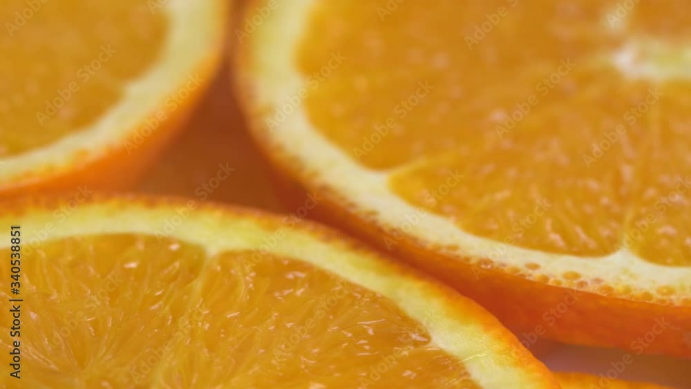 Marco shot of orange fruit and rotate.Close up flesh citrus orange. Nature background. Marco shot of orange fruit and rotate.Close up flesh citrus orange. Nature background.