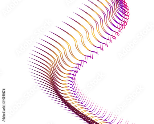 Abstract background blend wave line design for Wallpaper, Banner, Background, Card, Book Illustration, landing page