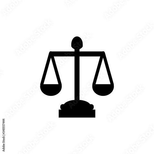 Law Vector icon Design Illustration