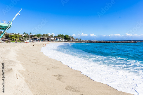 beach of Roches Noires, Reunion island  photo