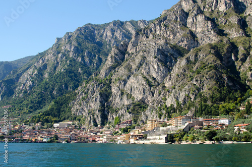 Lake Garda / Gardasee sightseeing and Panorama you at the lake and the mountains © budgetfoto