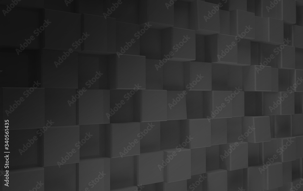 3D squares abstract background. Realistic wall of cubes. Three-dimensional render illustration. 3D squares abstract background. Realistic wall of cubes. Three-dimensional render illustration.