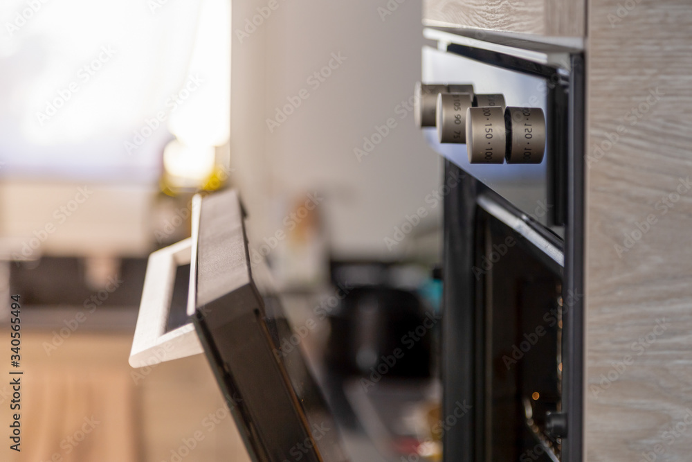 Electric oven, food and home lifestyle Electric oven, food and home lifestyle