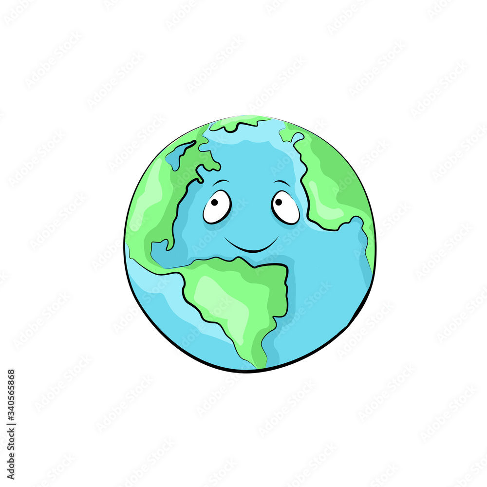 raster illustration of a planet raster illustration of a planet