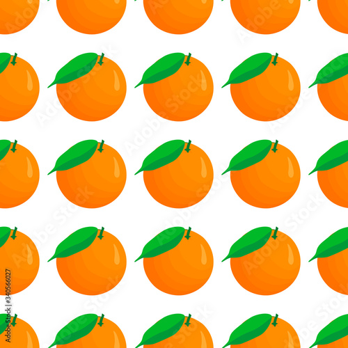Illustration on theme big colored seamless orange