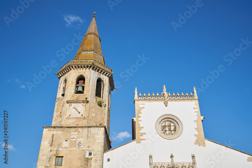 Igreja de Sao Joao Baptista Church in Tomar, Portugal photo