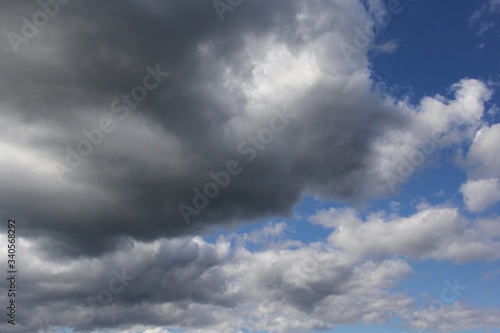 Blue sky background with clouds. Sky with clouds © Art Johnson