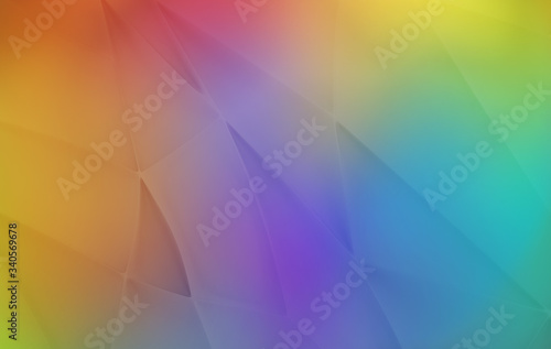 Broken glass abstract background. Polygonal wall. Three-dimensional render illustration.