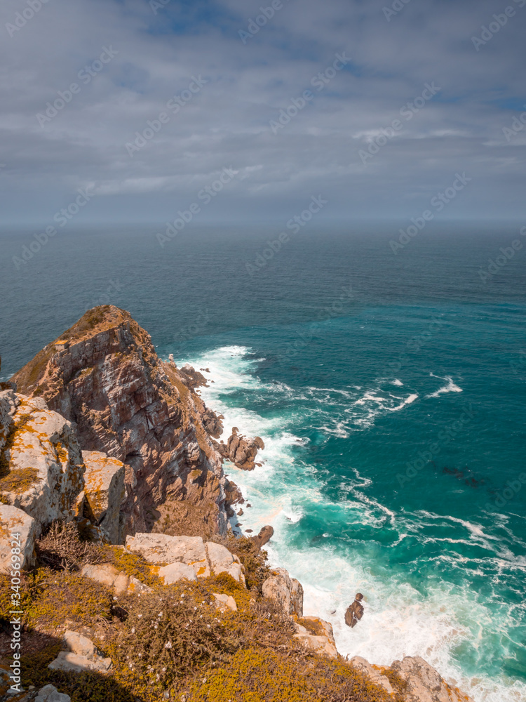 South African Beach Cliff at the cape of Good Hope South African Beach Cliff at the cape of Good Hope