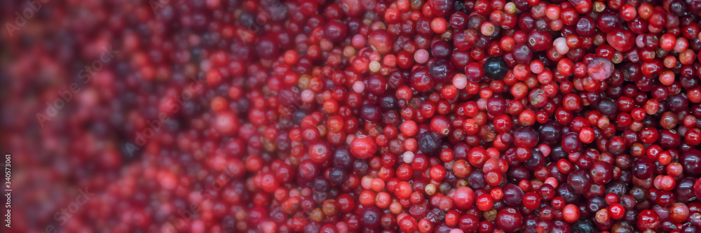 Frozen berries in grocery store shot close-up, blurred background. Frozen berries in grocery store shot close-up, blurred background.