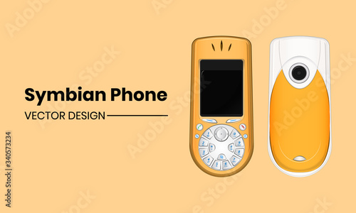 Symbian Mobile Phone - Vector Design