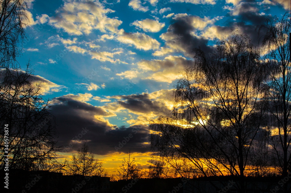 Fototapeta premium Evening sky