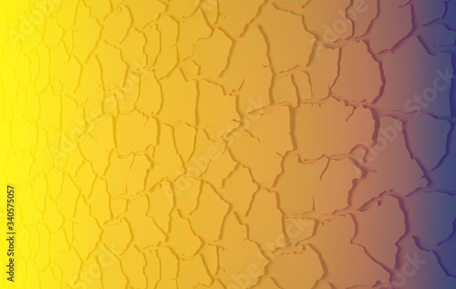 Soil cracks abstract background. Desert ground. Three-dimensional render illustration.