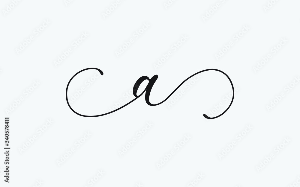 a cursive Letter Icon or Logo design, Vector Template a cursive Letter Icon or Logo design, Vector Template