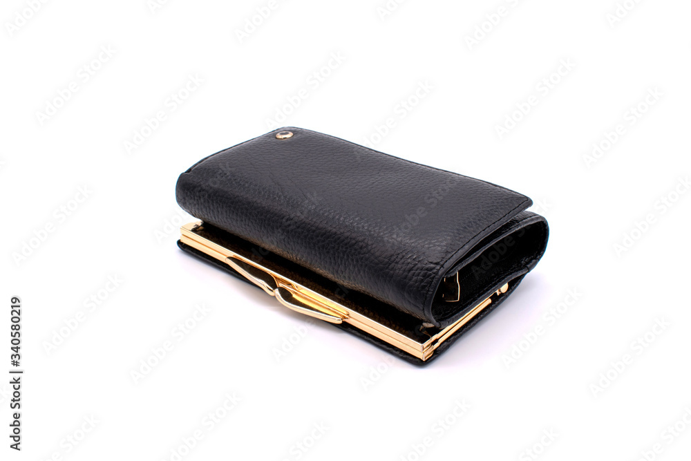 Female wallet on a white background. Female wallet on a white background.
