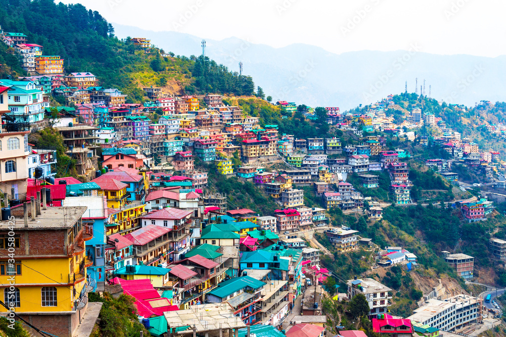 Shimla, Himachal Pradesh, India - Not Brazil Nor Argentina Its my India. The beautiful panoramic landscape of Shimla situated in Himachal Pradesh. Natural beauty of Shimla Himachal Pradesh India.	