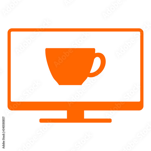 Tasse und Monitor