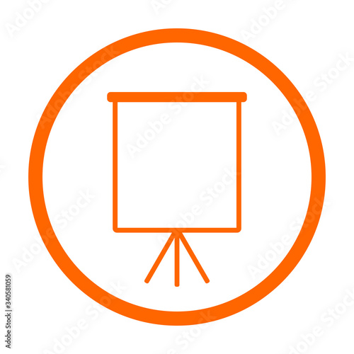 Flipchart und Kreis