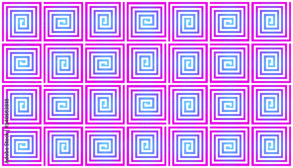 seamless pattern, simple repeating pattern with squares, rectangular screwing pattern, purple cyan gradient seamless pattern, simple repeating pattern with squares, rectangular screwing pattern, purple cyan gradient