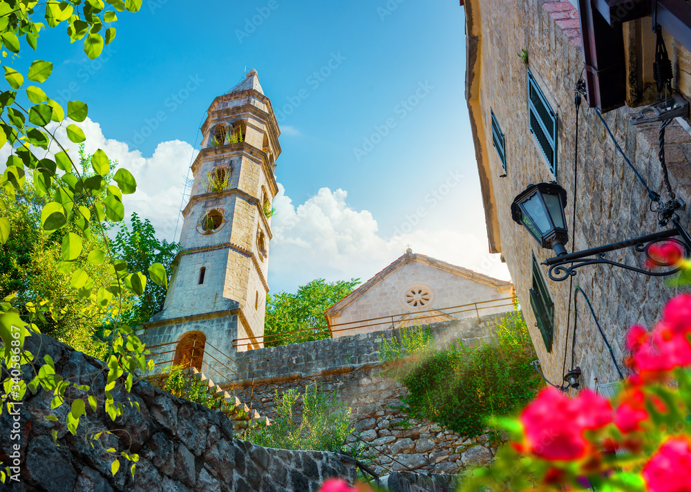 Obraz premium Brajkovic Martinovic Palace in Perast