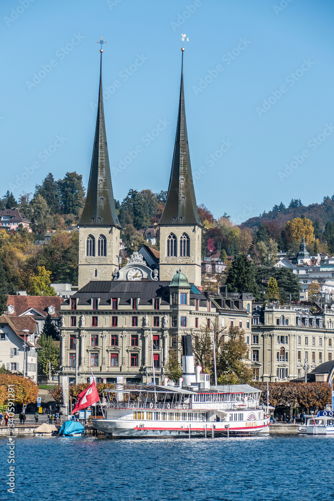 Fototapeta premium Church of Saint Leodegar