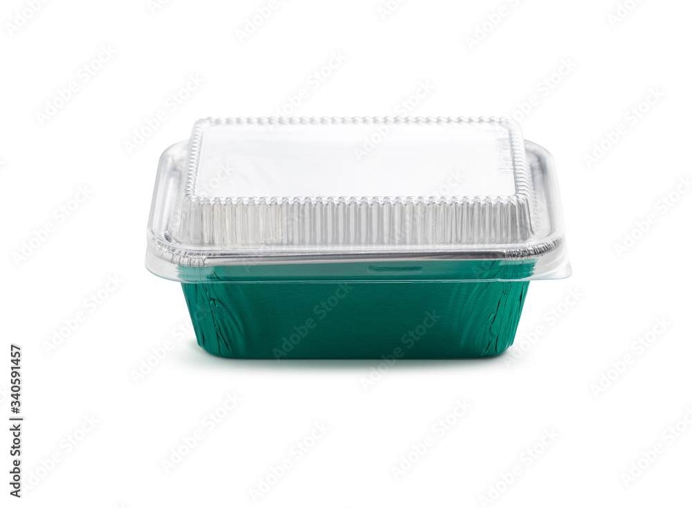 empty bakery box on white background empty bakery box on white background