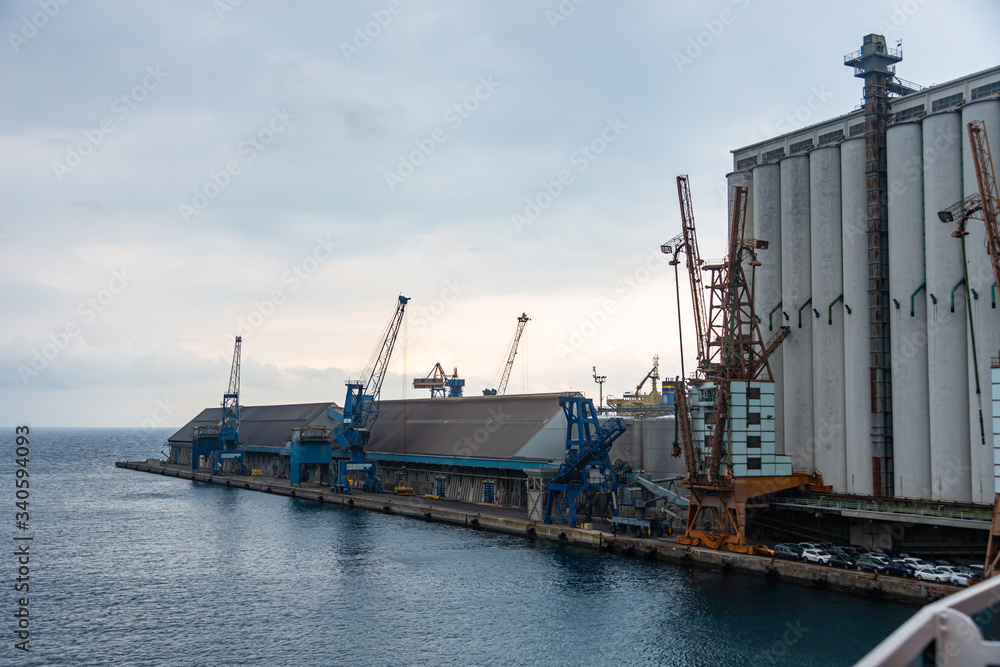 cargo port in Savona, Italy cargo port in Savona, Italy