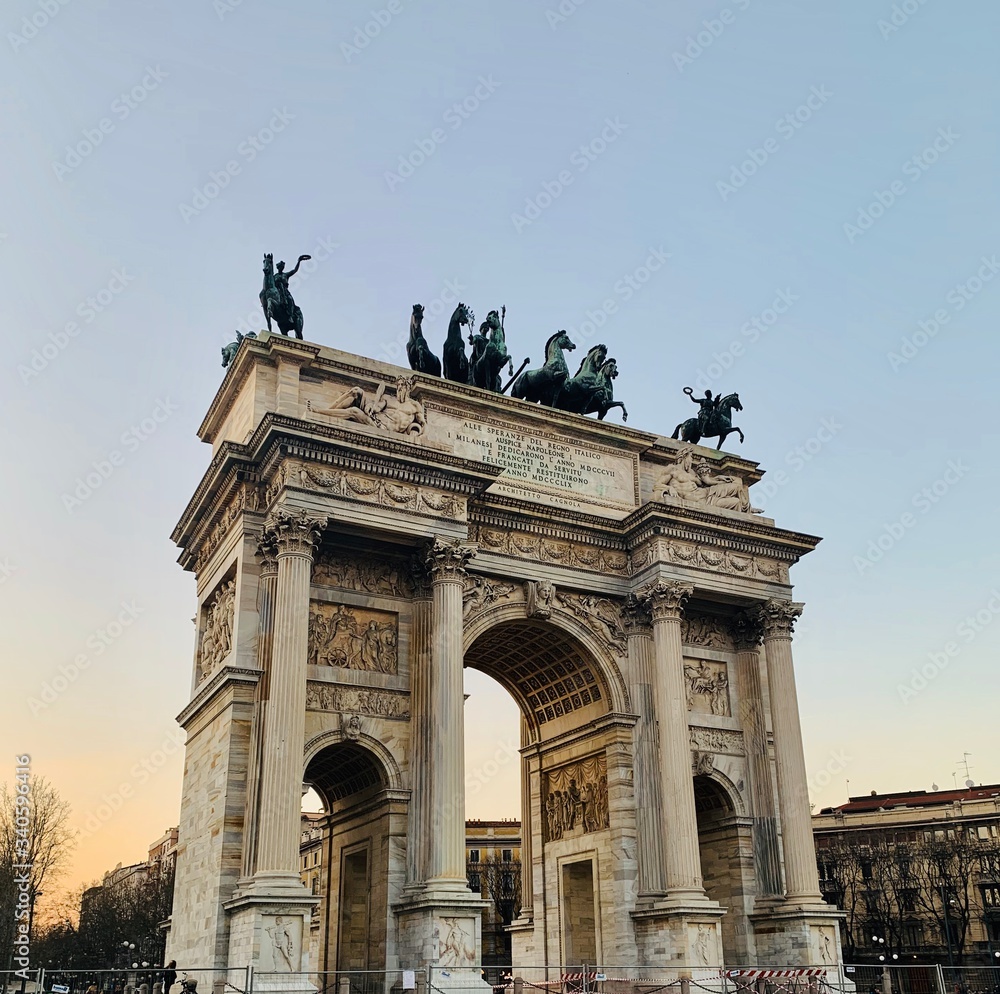 Arch in Milan