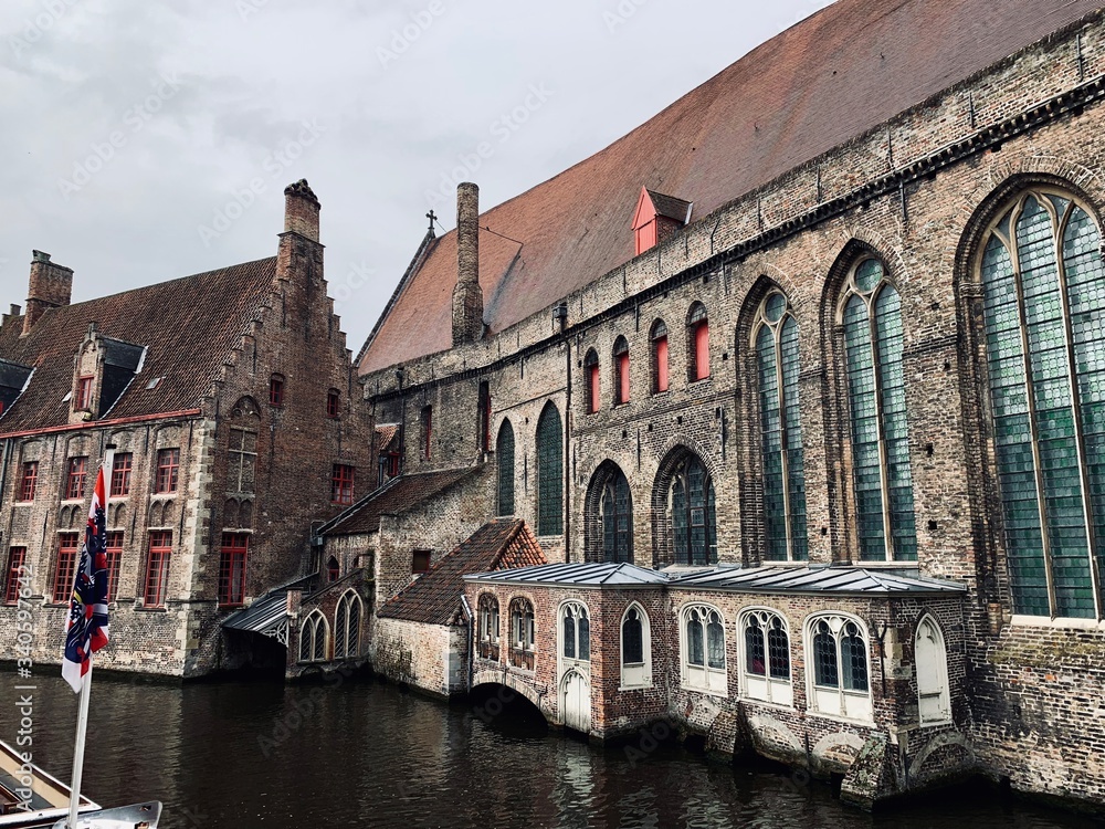 canal in Belgium