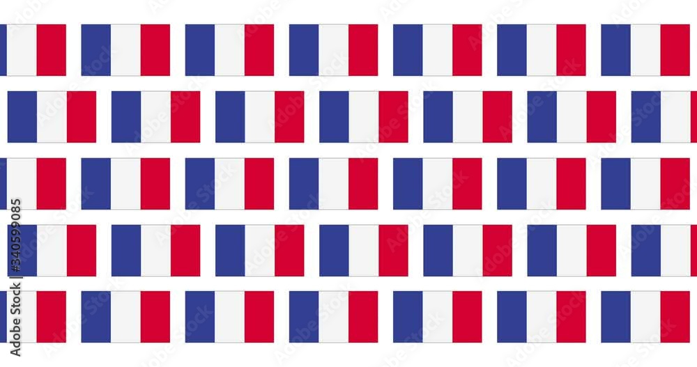 France Flag Loop Background France Flag Loop Background