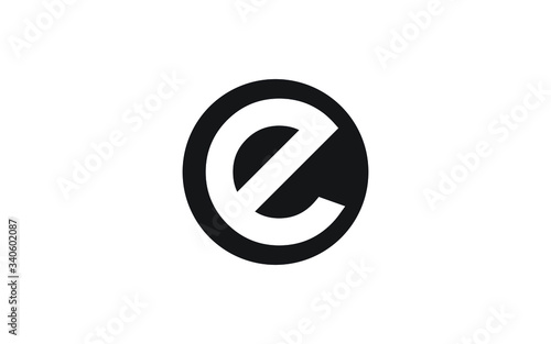 e Letter Icon or Logo design, Vector Template