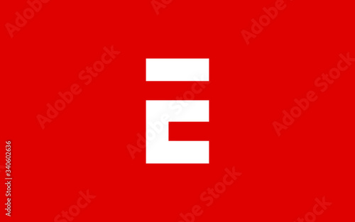 E Letter Icon or Logo design, Vector Template