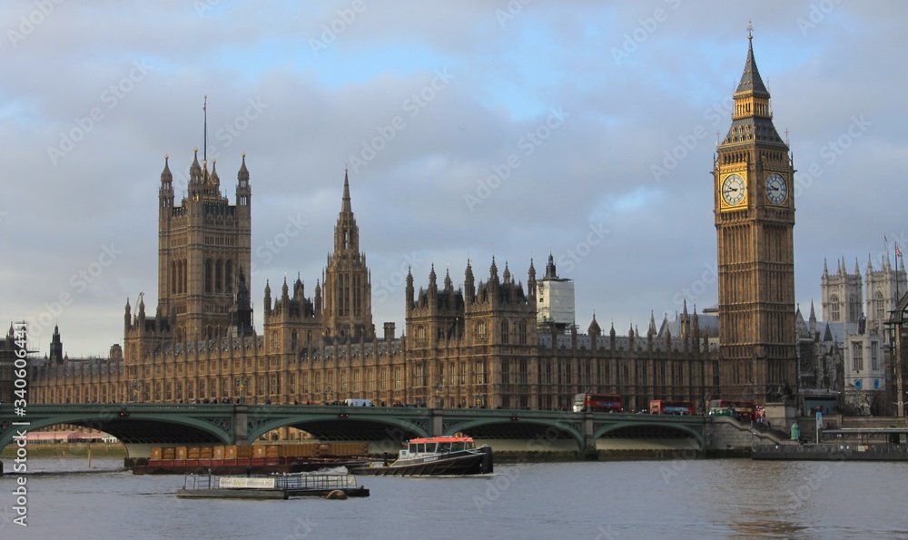 Fototapeta premium houses of parliament london and big ben