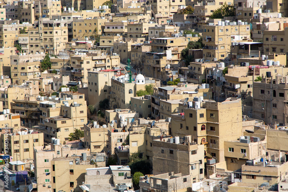 Panorama view of Amman, the capital of Jordan