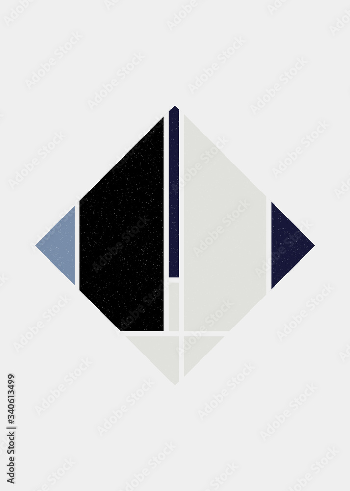 Mondrian style art colorful logo design illustration Mondrian style art colorful logo design illustration