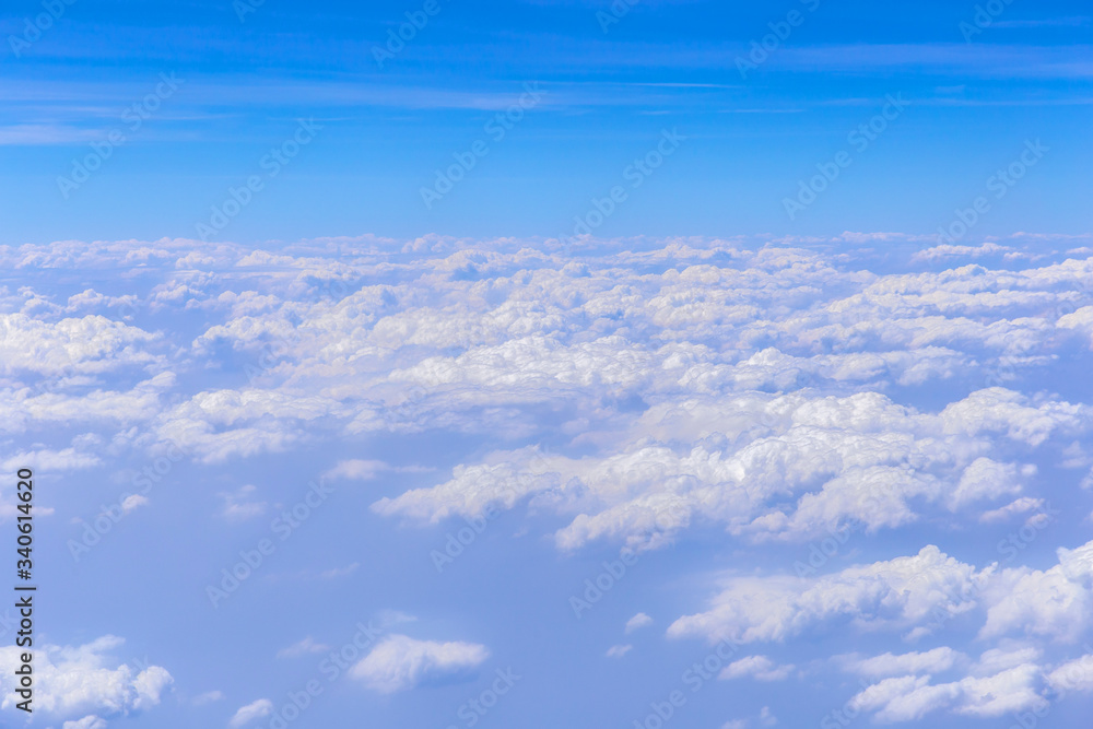 Blue sky background with white clouds on sunny day Blue sky background with white clouds on sunny day