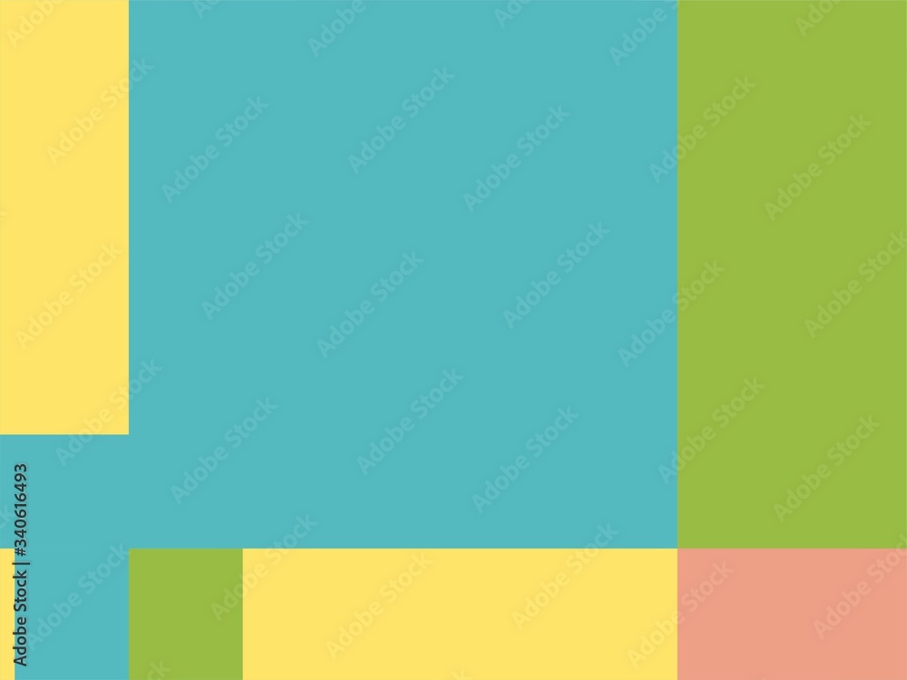 Fototapeta premium Beautiful of Colorful Art Green, Blue, and Red Abstract Modern Shape. Image for Background or Wallpaper