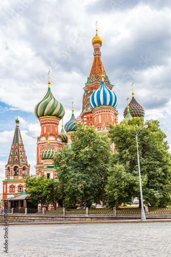 Roter platz Basilius Kathedrale in Moskau photo