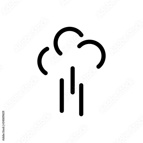 Fotografie Steam jet going up