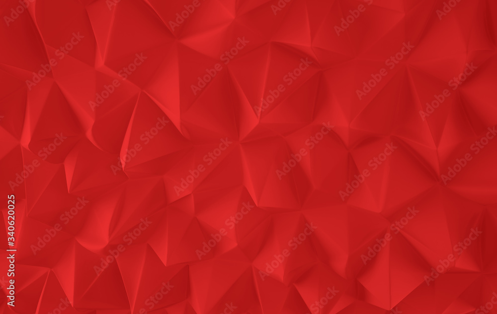 Naklejka premium Polygonal shapes background. Low poly triangles mosaic. Crystals 3D backdrop.