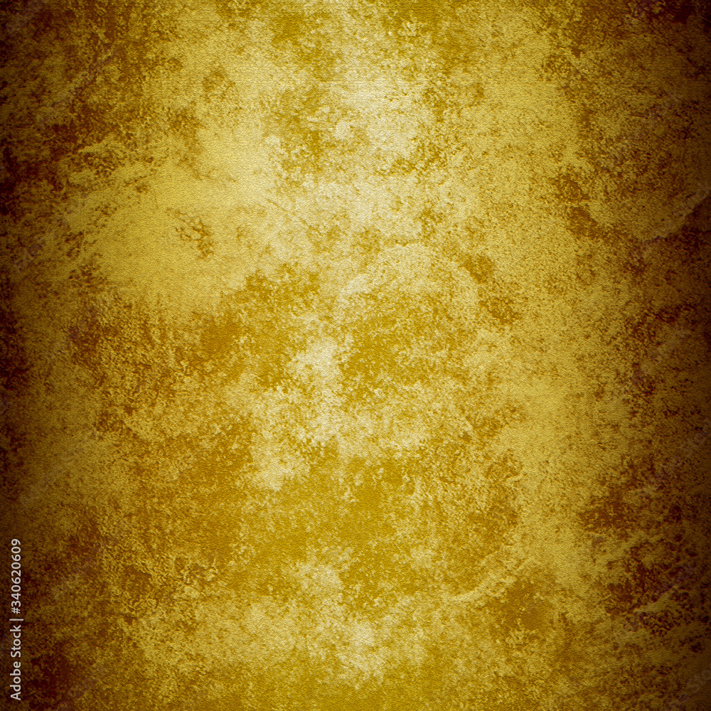 Obraz premium Grunge gold concrete wall. abstract Background.