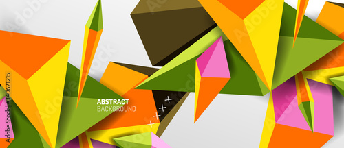 Trendy simple triangle abstract background  dynamic motion concept. Vector Illustration For Wallpaper  Banner  Background  Card  Book Illustration  landing page