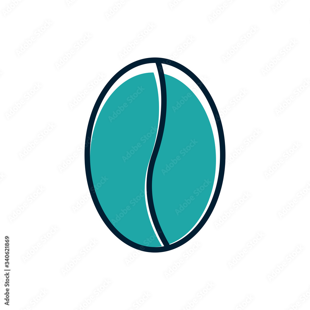 Coffee bean icon Coffee bean icon