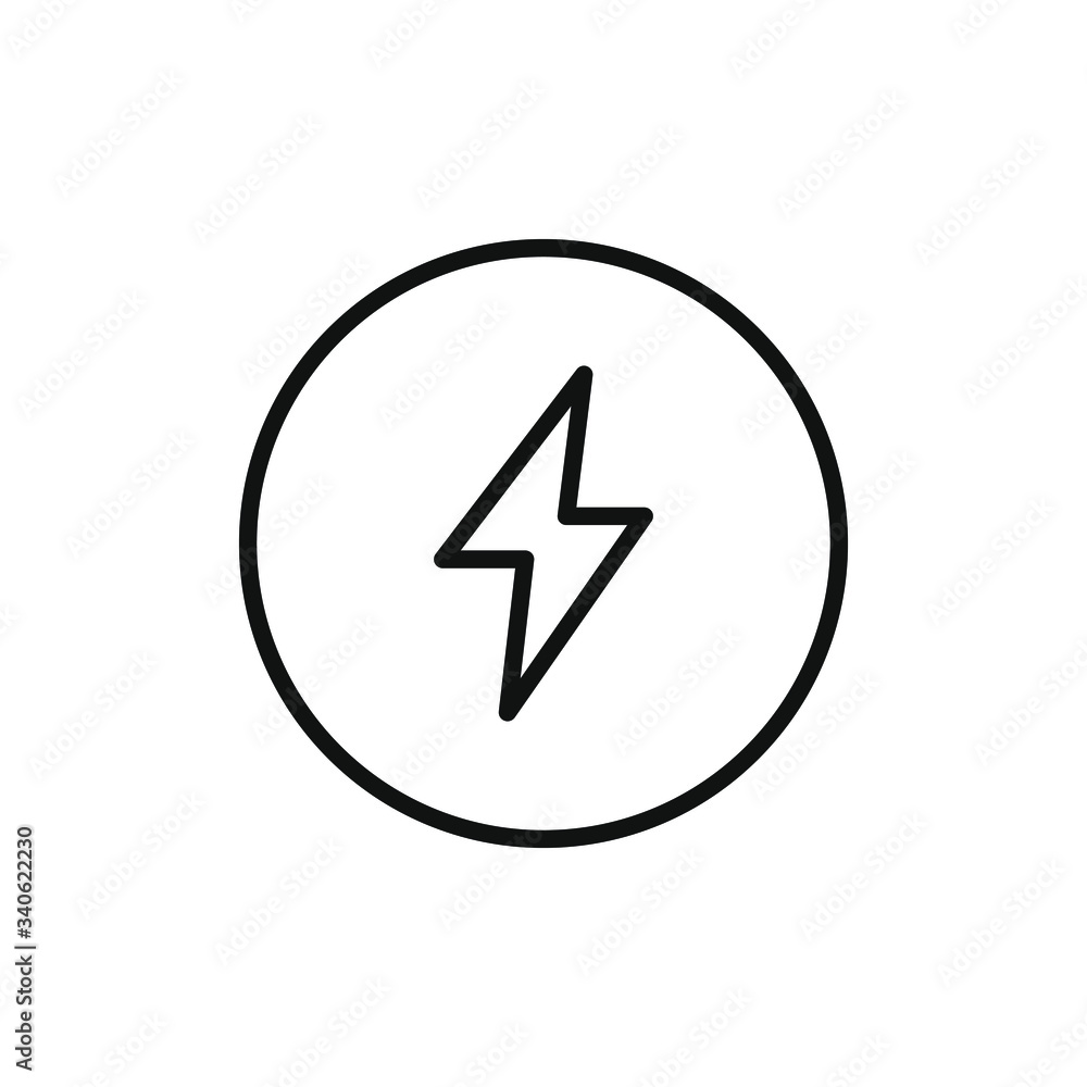 single icon of a charging the battery with outline style design single icon of a charging the battery with outline style design