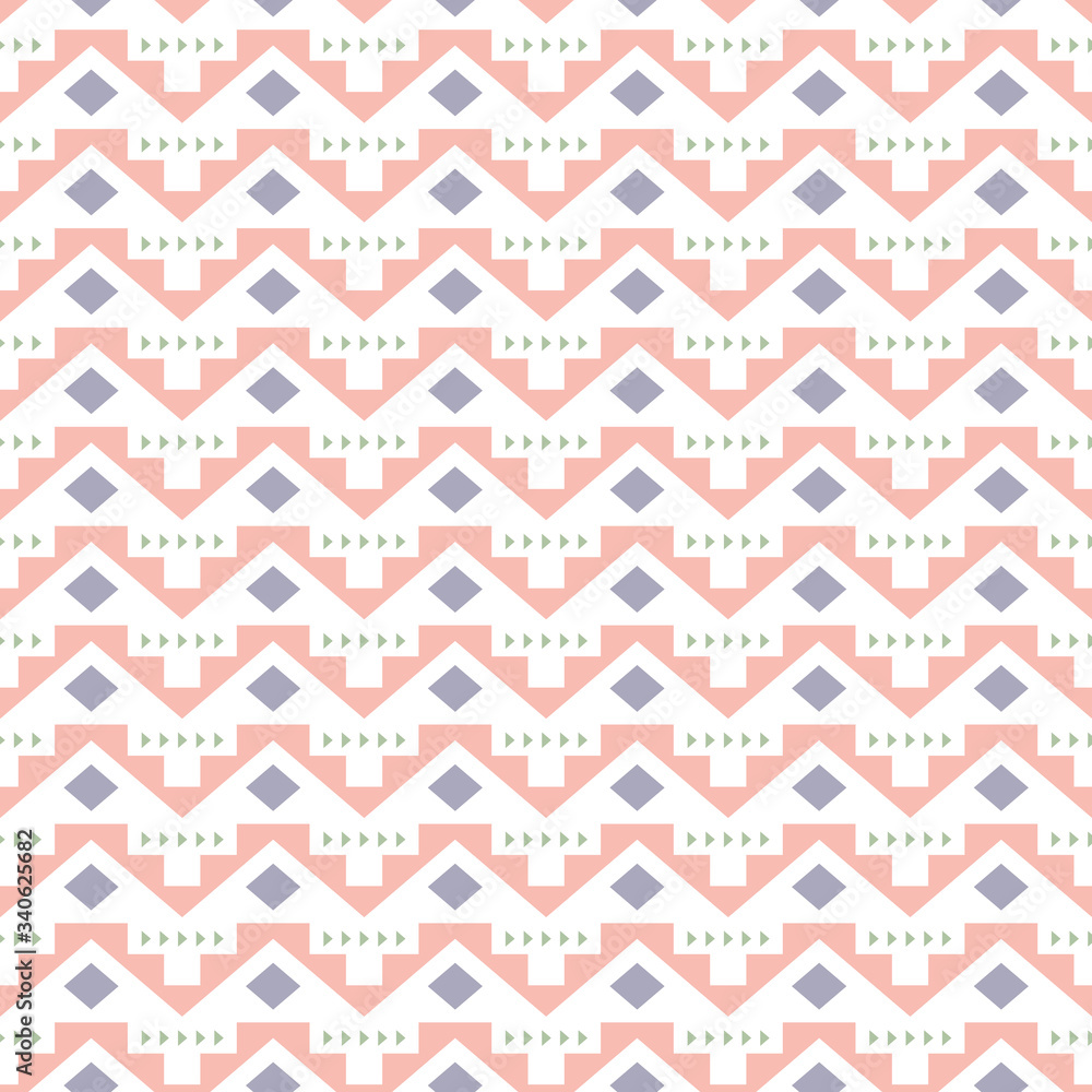 Tribal Navajo vector seamless pattern. Aztec, ethnic, hipster backdrop. Great for wallpaper, fabric, paper, textile, weave, wrapping.
