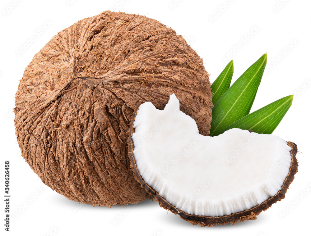 coconut isolated on white clipping path coconut isolated on white clipping path