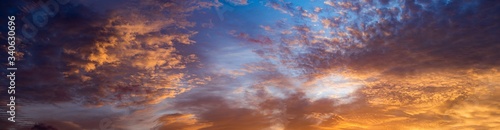 Morning sky Before the sunrise with a panoramic image © pituksunti