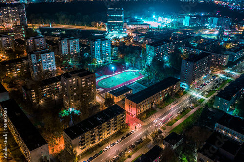 Wallpaper Mural Warszawa z lotu ptaka Torontodigital.ca