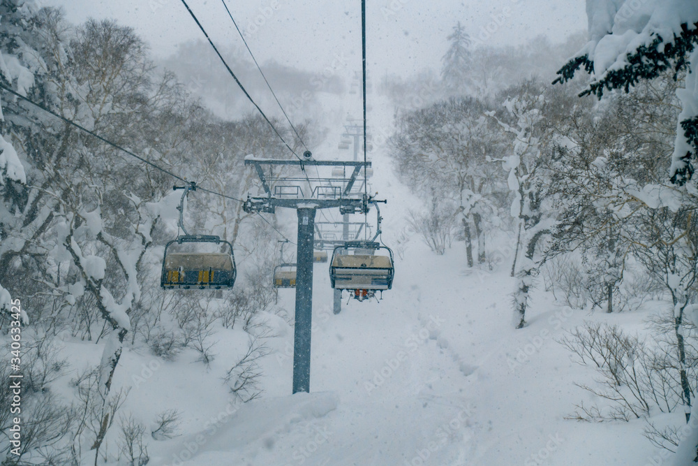 Fototapeta premium 北海道のスキー場 / 北海道札幌市