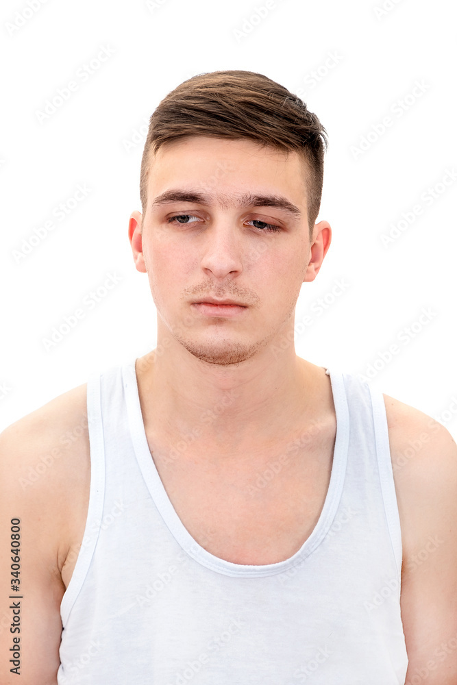Obraz premium Sad Young Man